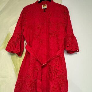 Farm Rio red mini dress - size M/L